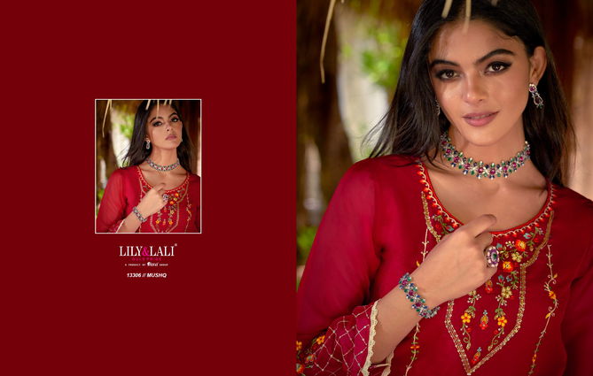 Mushq By Lily And Lali Embroidery Readymade Suits Catalog